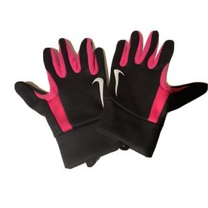 Nike Dri-Fit Gloves Womens M Black/Hyper Pink/Silver